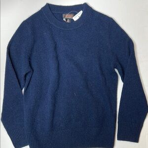 Navy Blue Crew Neck Sweater